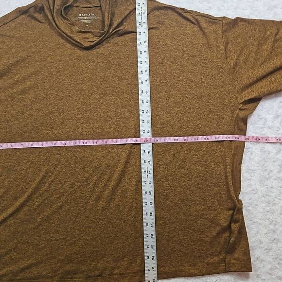 Athleta Uptempo II Hoodie Sweatshirt Mahogany Heather Plus Size 3X - Picture 7 of 11